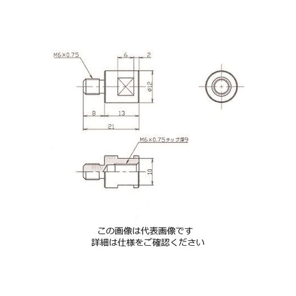 日本精密機械工作 リューター LSー45用 延長アダプターM6 Q8821 1個 128-2019（直送品）