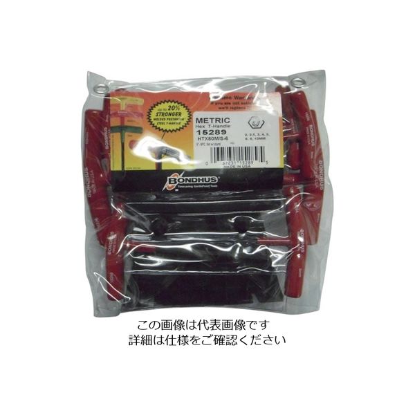 ボンダス・ジャパン ボンダス 全長152mm 六角Tーハンドル セット 8本組(2ー10mm+スタンド) HTX80M/S-6 1組(1セット)（直送品）