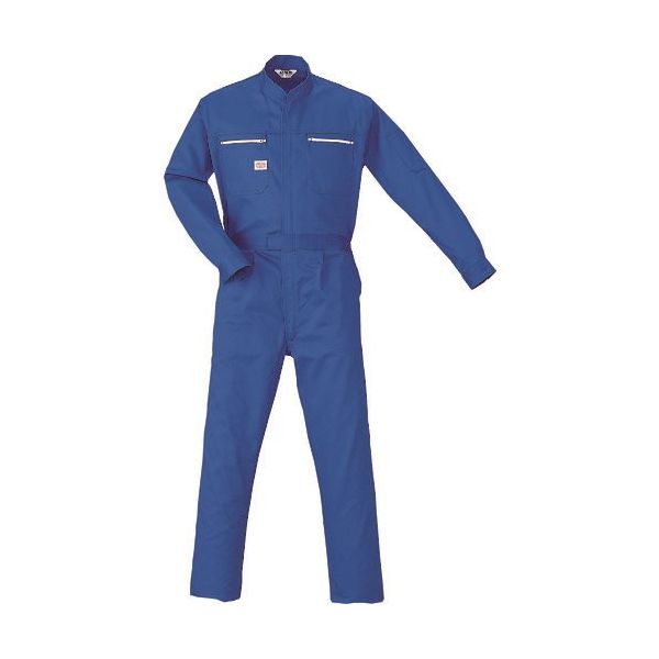 山田辰 AUTOーBI 防縮つなぎ服2500ー002マリンブルーーM 2500-002-M 1着 136-6369（直送品）