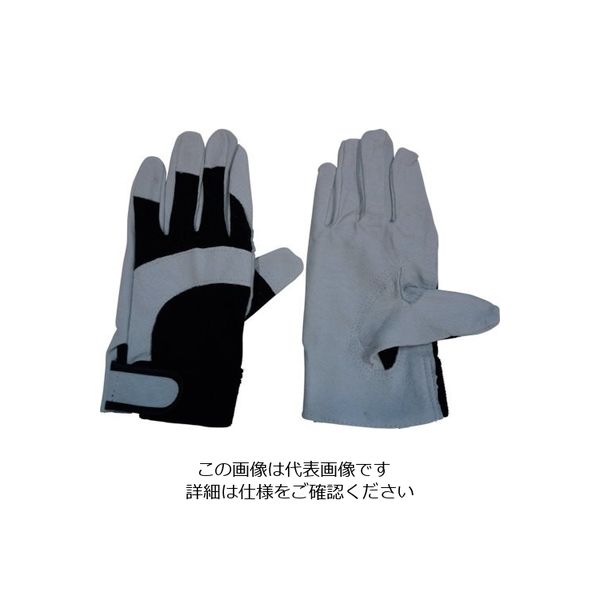 中部物産貿易 ホーケン プロワーク 豚皮甲メリMG Bー266BK L B-266BK-L 1セット(10双) 820-6506（直送品）