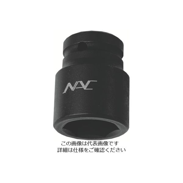 長堀工業 ナック ソケット ショートタイプ 6PT 差込角12.7x対辺19mm 419 1個 853-1023（直送品）