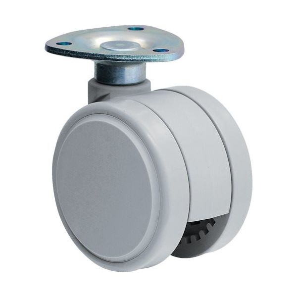 東海キャスター 東海 デザインキャスター ライトグレー60径 許容荷重80kgf TF60 1個 132-8238（直送品）