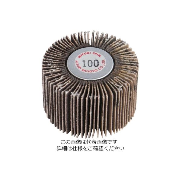 ミユキ産業 ミユキ スピン J870K 40×25 100# MS4025-100 1セット(5個) 828-4834（直送品）