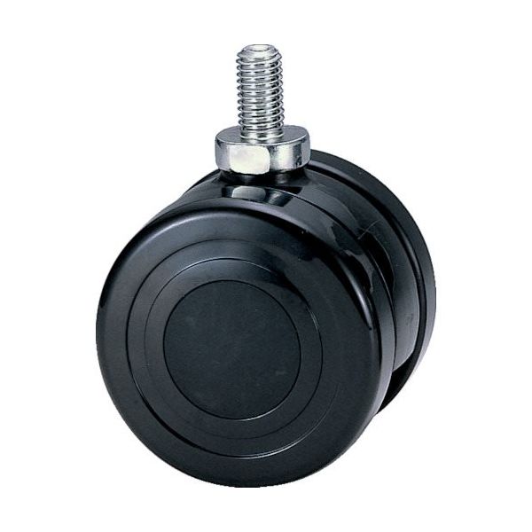 東海キャスター 東海 ナイロン車輪 75径 許容荷重170kgf 黒 TY75KN12L-22 1個 133-1382（直送品）