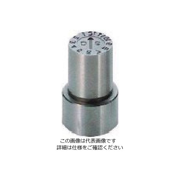 浦谷商事 浦谷 P型金型デートマークD2型 10mm PB-D2-10 1個 807-1714（直送品）