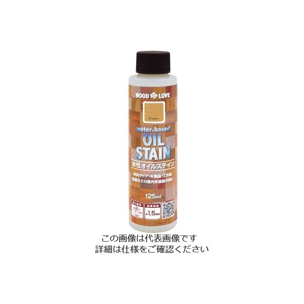 ニッペホームプロダクツ ニッぺ 水性オイルステイン 125ML クリヤー 300N051 1個 123-3325（直送品）