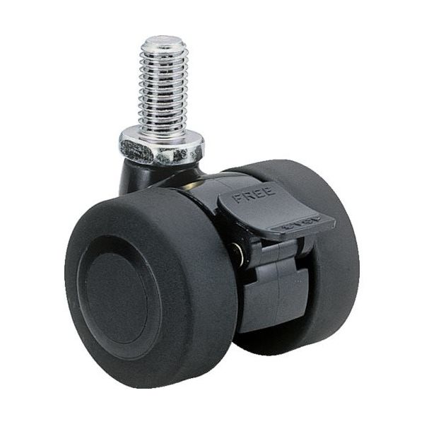 東海キャスター 東海 エラストマー車輪 40径 TE40N8SL-12 1個 119-3938（直送品）