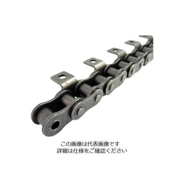 片山チエン カタヤマ 資材 アタッチ付チェン3M(120L) 列数:1 適合チェンNO.25.4 802LA-1T 1個 867-6926（直送品）