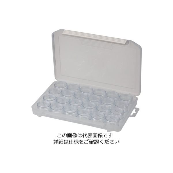 明邦化学工業 メイホー ラウンドフラット24P（SS） RDFT SS 1セット（60個） 735-8954（直送品）