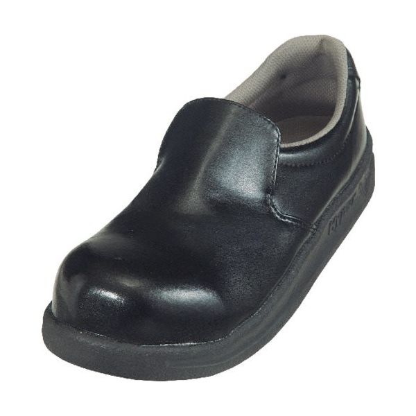 日進ゴム 日進 耐滑樹脂先芯入り厨房シューズ V5100 黒 28.0cm V5100BK-28.0 1足 124-8237（直送品）
