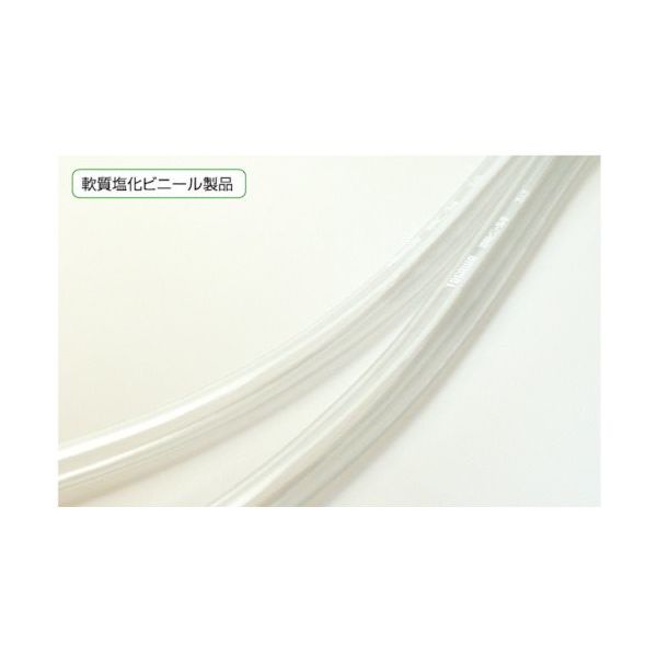 十川産業 十川 透明ビニールチューブ10×12×100m TV10X12X100 1セット(4本) 134-7770（直送品）