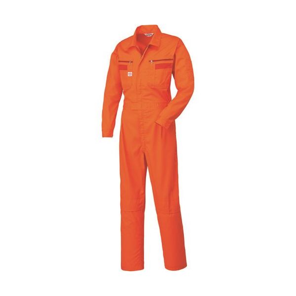山田辰 AUTOーBI つなぎ服1180ー003オレンジー4L 1180-003-4L 1着 136-7969（直送品）