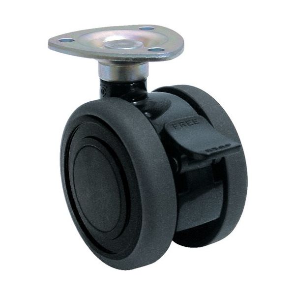 東海キャスター 東海 エラストマー車輪 60径 TE60JN12P1.25L-14 1個 119-3892（直送品）