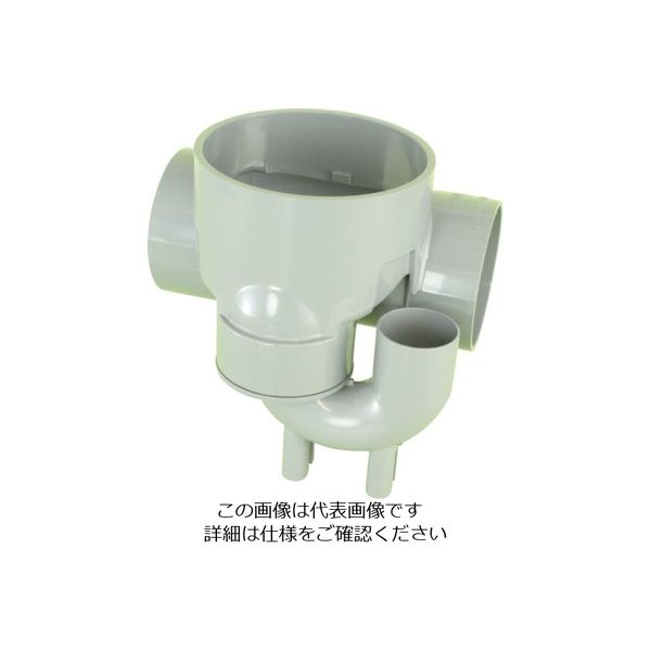 東栄管機 トーエー VU継手 宅内マス UT 右 100×75 150 TSKUTR100-75-150 1個 825-2903（直送品）