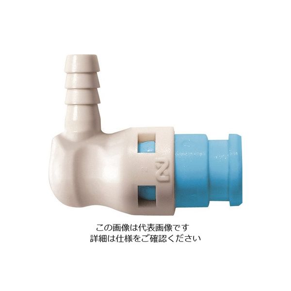 日東工器 日東 キューブカプラ相手側取付サイズ内径φ4チューブ SPC-04PHL-BLU POM 1個 129-2350（直送品）