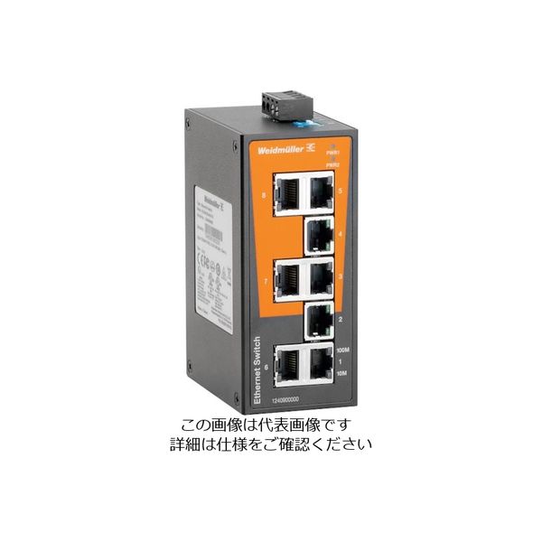 日本ワイドミュラー ワイドミュラー IEーSW 産業用スイッチングHUB 8ポート 1240900000 IE-SW-BL08-8TX 1台（直送品）  - アスクル