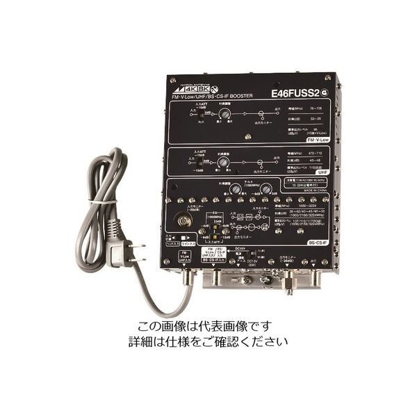 日本アンテナ 屋内用CS・BS/UHF/V-Low・FM増幅器 4K8K対応 E46FUSS2 1