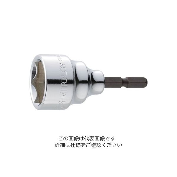 水戸工機 ミトロイ ビットソケット ハイパー ショート 23mm(ハンガー) EH-23S-H 1本 817-5350（直送品）