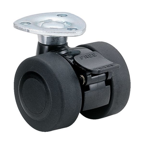 東海キャスター 東海 エラストマー車輪 40径 TE40S 1個 132-9791（直送品）