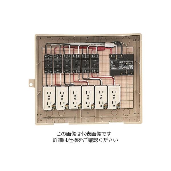 未来工業 未来 屋外電力用仮設ボックス C14-6C 1個 204-9303（直送品）