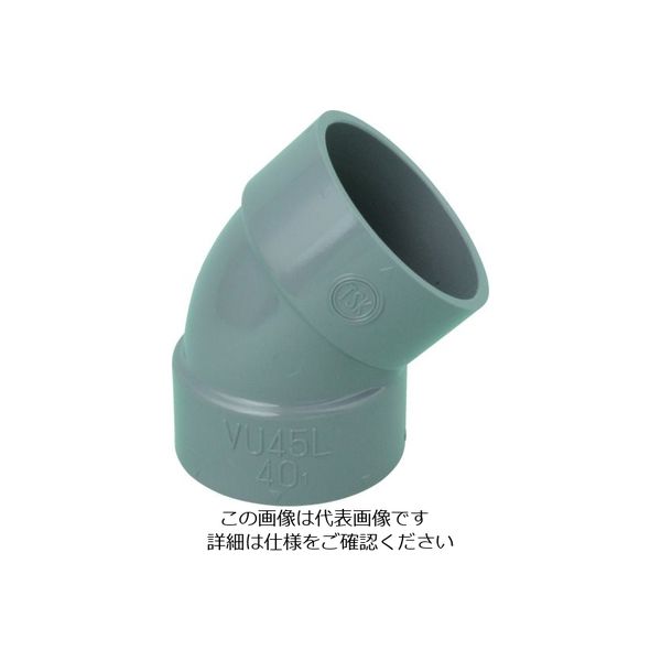 東栄管機 トーエー VU継手45°エルボ 40 VU45L40 1個 825-3035（直送品） - アスクル