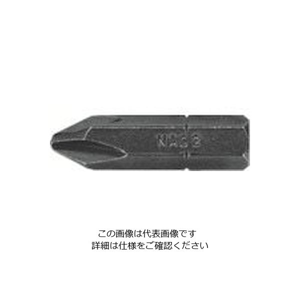 長堀工業 ナック ドライバービット インサート 差込6.35xNo.3x25.4L 38S325 1セット(10本) 853-5442（直送品）