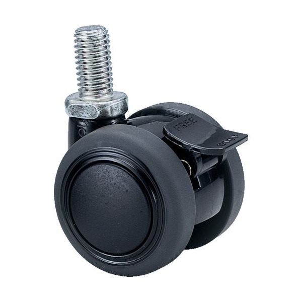 東海キャスター 東海 エラストマー車輪 40径 TE40JN10SL-19 1個 119-3352（直送品）