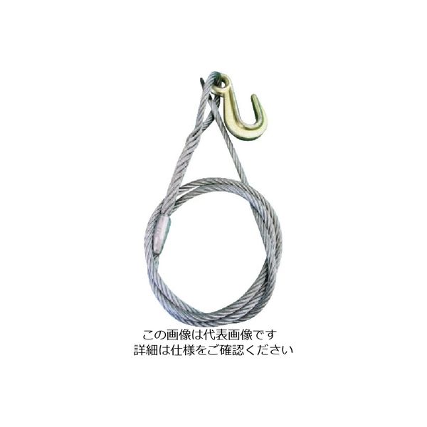 日興製綱 ニッコウ 荷締機用替ワイヤー N-6 1セット（20個） 815-7635（直送品）