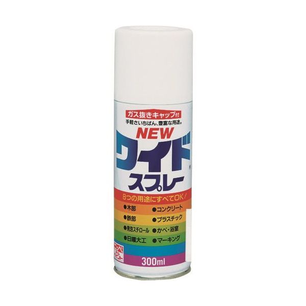 ニッペホームプロダクツ ニッぺ ニューワイドスプレー 300ml つやなしクリヤー HSJ507ー300 4976124280719 1本（直送品）