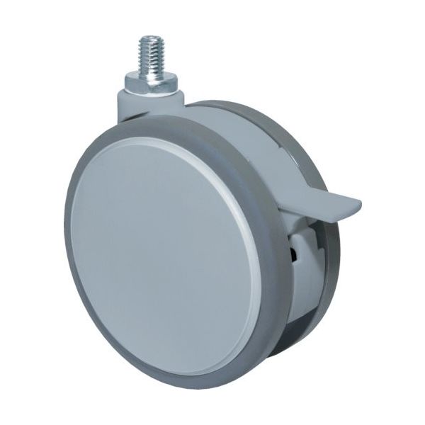 東海キャスター 東海 デザインキャスター ライトグレー100径 F100N12WSL-14 1個 119-3904（直送品）