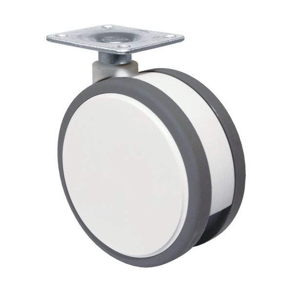 東海キャスター 東海 デザインキャスター ホワイト100径 許容荷重80kgf FW100 1個 132-9859（直送品）