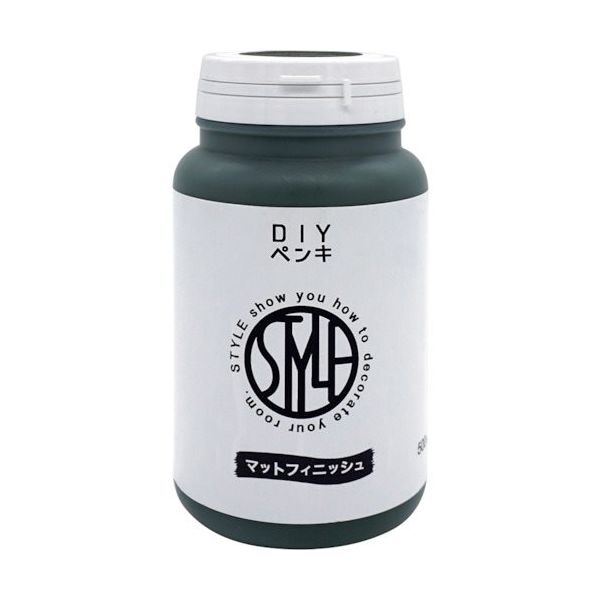 ニッペホームプロダクツ ニッぺ 水性つや消し塗料DIYペンキ 500ML ダルグリーン HUM366-500 1個 123-3316（直送品）