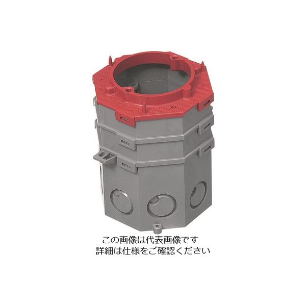 未来工業 未来 八角PCボックス 8CB-1175B 1個 198-2709（直送品）