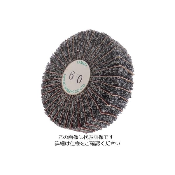 ミユキ産業 ミユキ ファミーホイール 100X25X6 60# FM100251-60 1セット(5個) 828-4562（直送品）