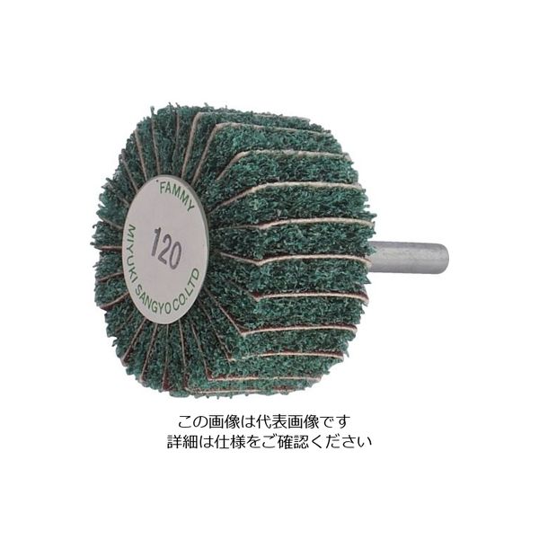 ミユキ産業 ミユキ ファミーホイール 50X25X6 120# FM50251-120 1セット(5個) 828-4574（直送品）