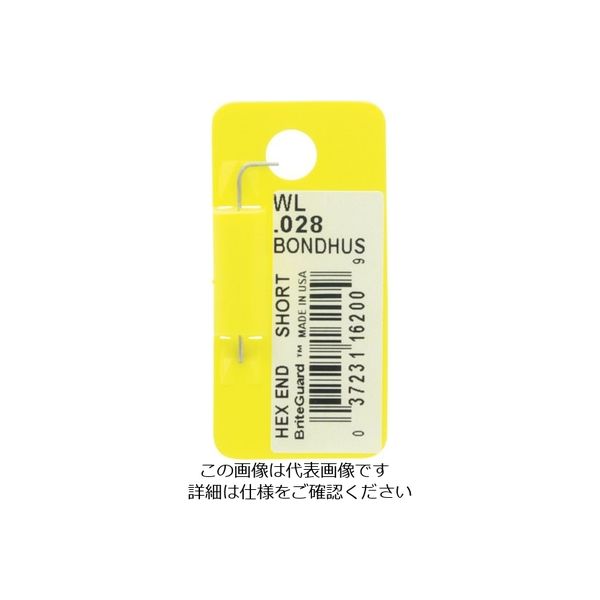 ボンダス・ジャパン ボンダス 六角Lーレンチ ショート 0.028インチ WL0.028 1本 810-7898（直送品）