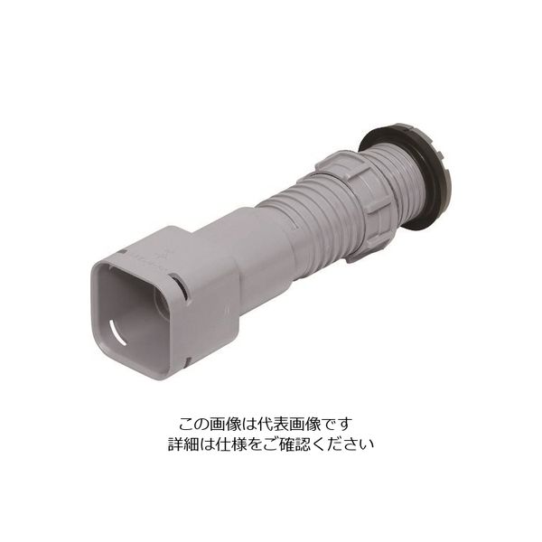 未来工業 未来 カクフレキ用 ハンドホール用コネクタ KFEKH-130P 1個 198-7135（直送品）