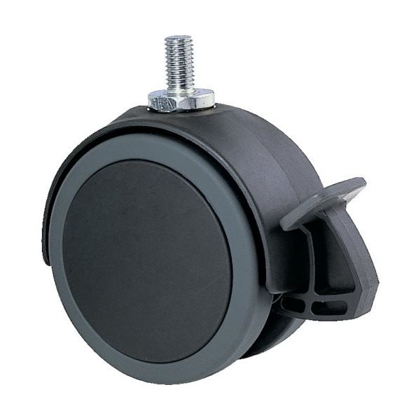 東海キャスター 東海 ベアリング入り エラストマー車輪 100径 N100KN12SL-22 1個 119-3345（直送品）