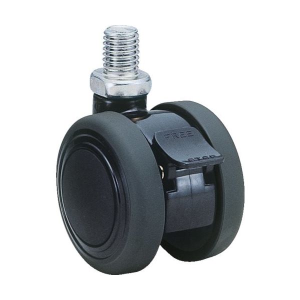 東海キャスター 東海 エラストマー車輪 50径 TE50N8SL-14 1個 119-3849（直送品）