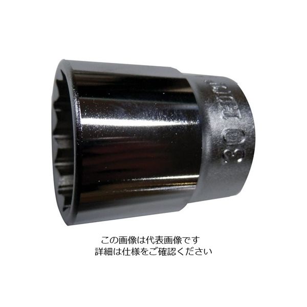 東邦工機 HIT 3/8インチ角 ソケット (12角) 24mm 324 1個 814-5373（直送品）