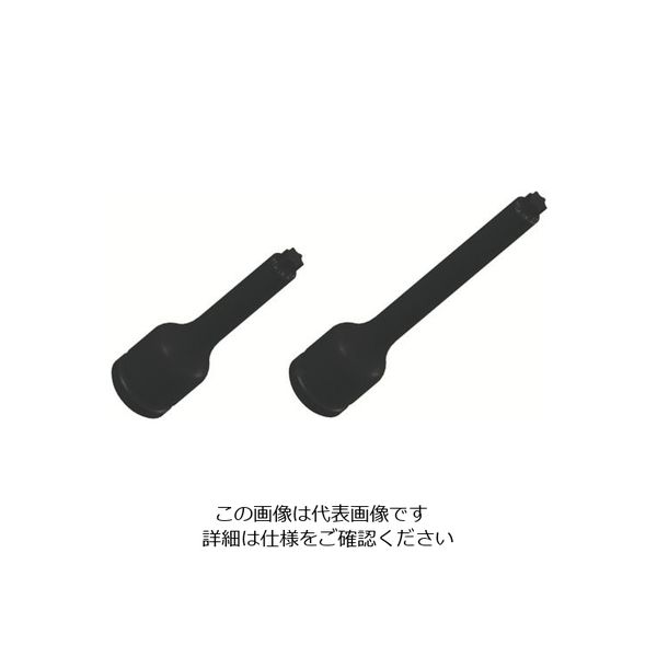 長堀工業 ナック トルクスT型ソケット 差込角9.52xT50x100L S3-T50X100 1個 853-1696（直送品）