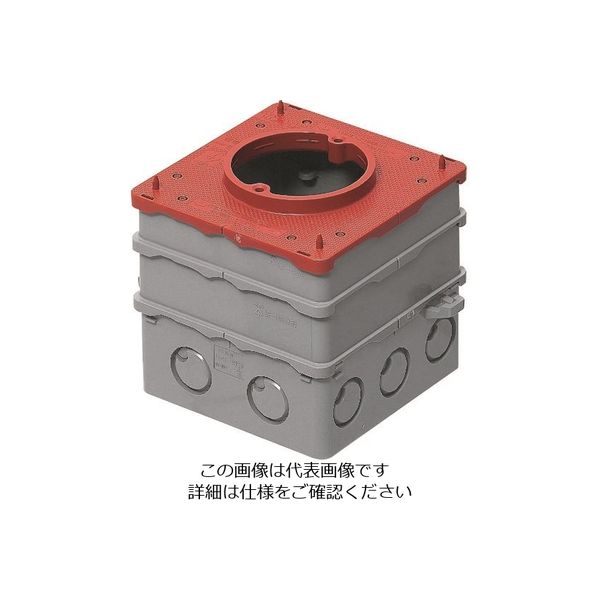 未来工業 未来 四角PCボックス 4CBL-1175A 1個 198-7518（直送品）