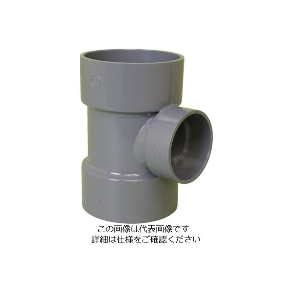 東栄管機 トーエー DV継手 チーズ 75X50 DVDT75-50 1個 827-8558（直送品）