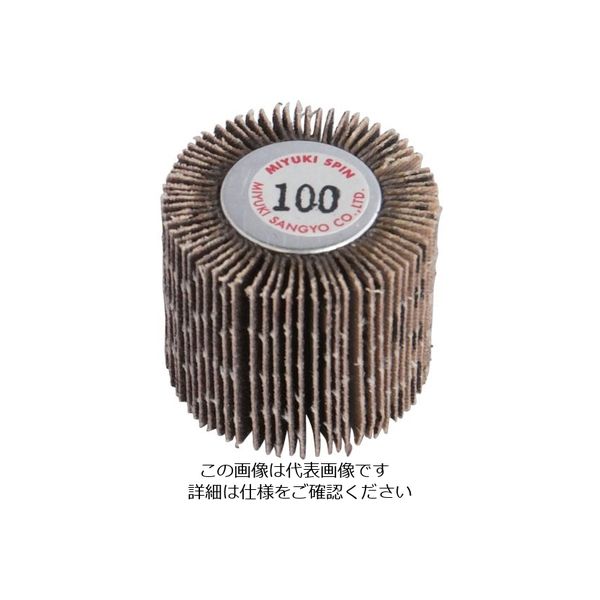 ミユキ産業 ミユキ スピン J870K 30×25 100# MS3025-100 1セット(5個) 828-4824（直送品）
