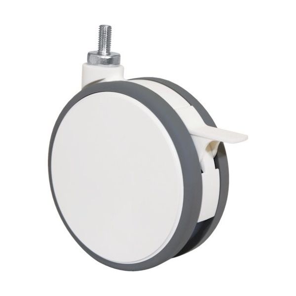 東海キャスター 東海 デザインキャスター ホワイト130径 FW130N12WSL-22 1個 119-3951（直送品）