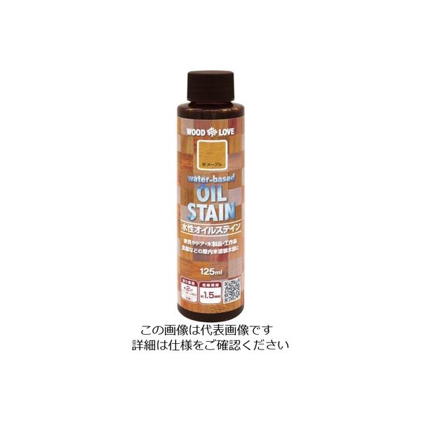 ニッペホームプロダクツ ニッぺ 水性オイルステイン 125ML メープル 300N053 1個 123-3337（直送品）
