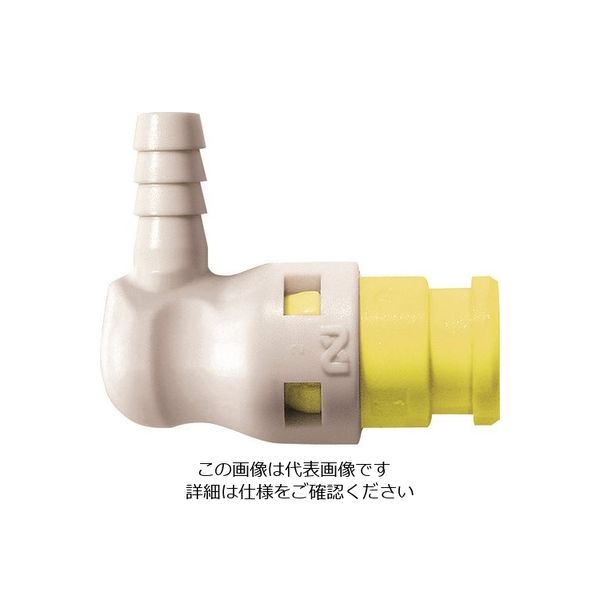 日東工器 日東 キューブカプラ相手側取付サイズ内径φ4チューブ SPC-04PHL-YEL POM 1個 129-2286（直送品）