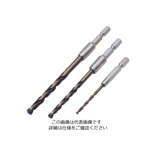 ライト精機 スーパー 六角軸コバルトドリル5.0mm(1本入) 012952 1袋(1本) 123-3773（直送品）