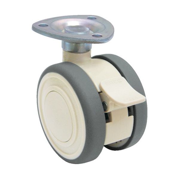 東海キャスター 東海 エラストマー車輪 60径 TEC60JS 1個 132-8234（直送品）