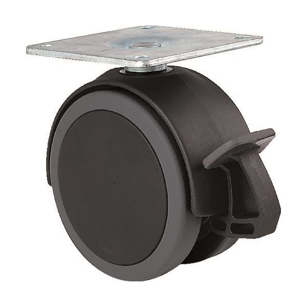 東海キャスター 東海 ベアリング入り エラストマー車輪 100径 N100KS 1個 132-8244（直送品）